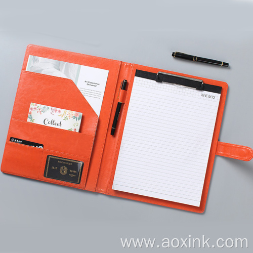 File Organizer Customized Leather Organizer Portfolio Folder